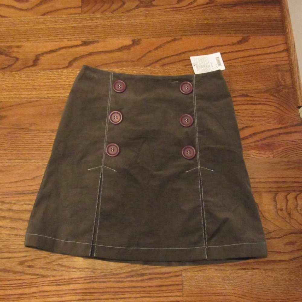 Anthropologie Ruth Grey Velvet Skirt - 4